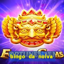 bingo da noiva para imprimir